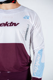 NOVA White / Plum Jersey