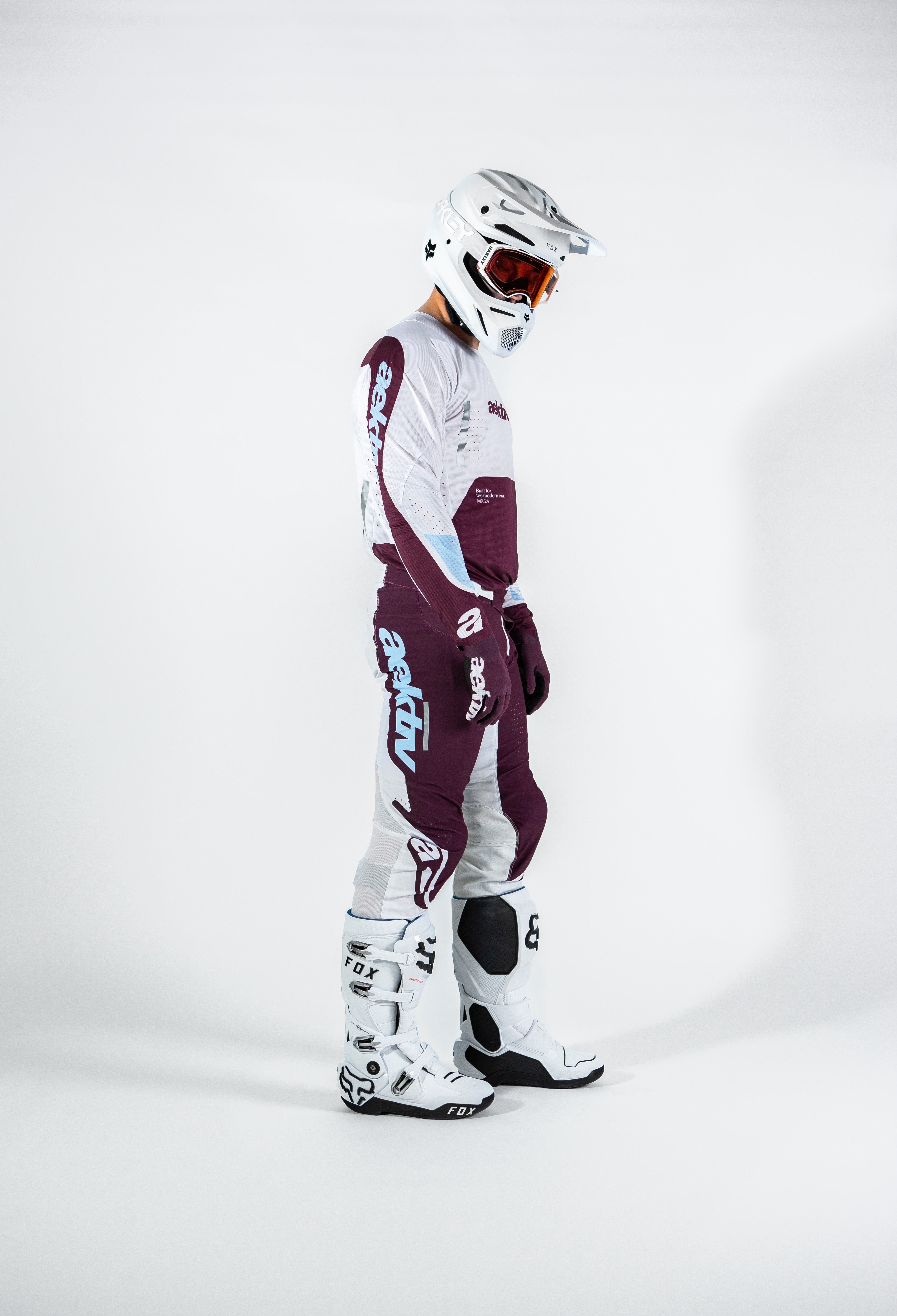 NOVA White / Plum Jersey