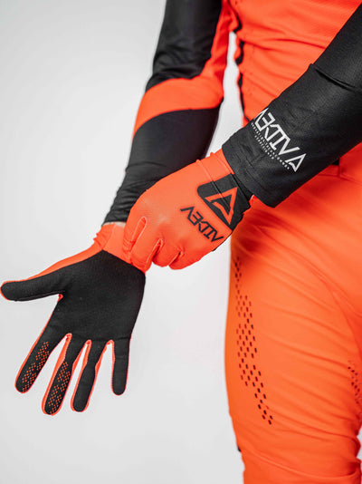 Velo Flo Orange Gloves