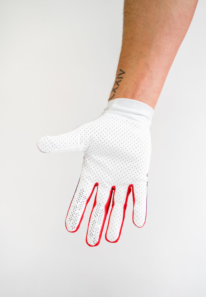 Aurora Electric Red Gloves